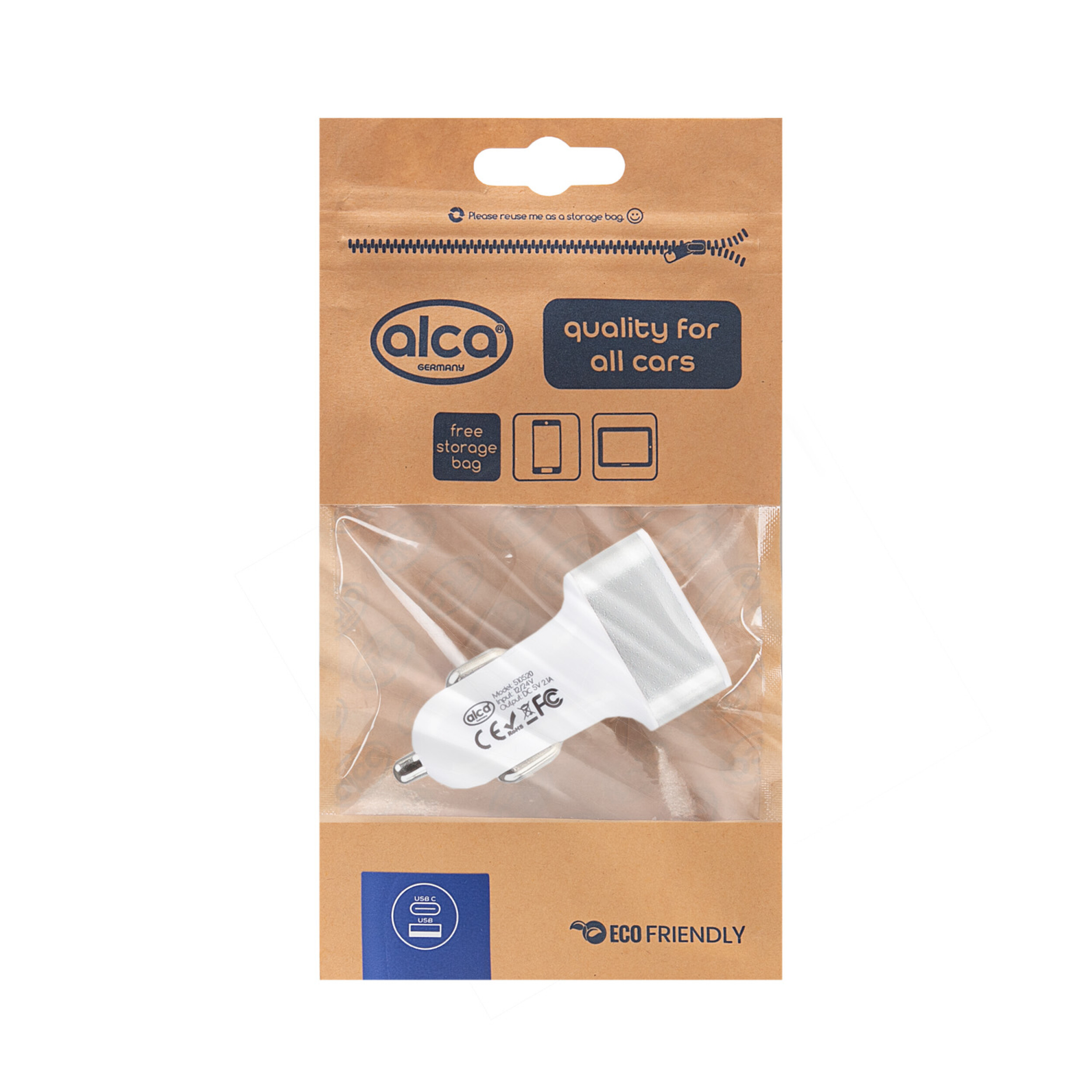 Mehrfach USB-Ladegerät KFZ | alca® Auto Stecker USB