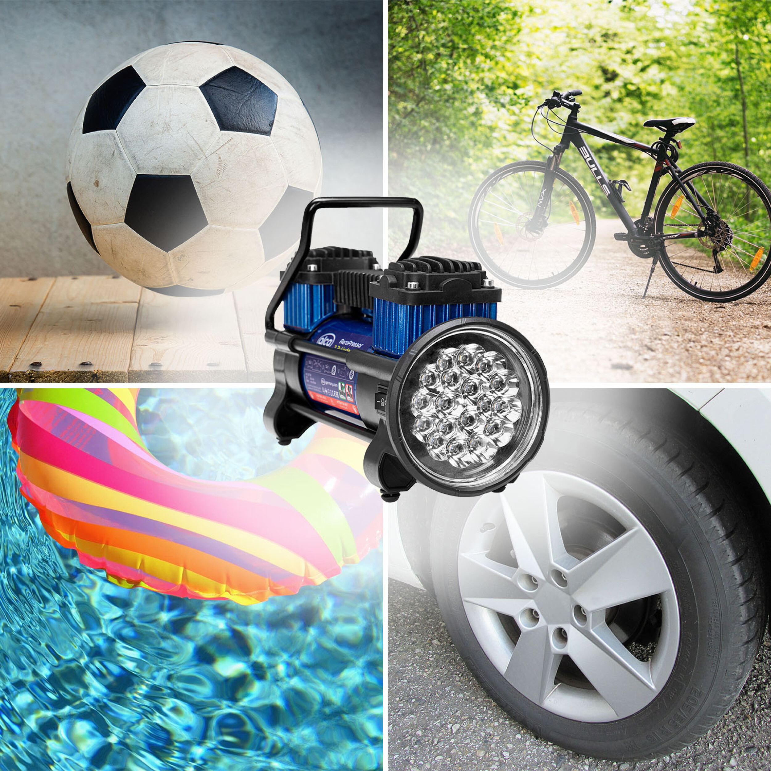 Kraft-Kompressor 12 V | alca® AeroPressor 2 Zylinder