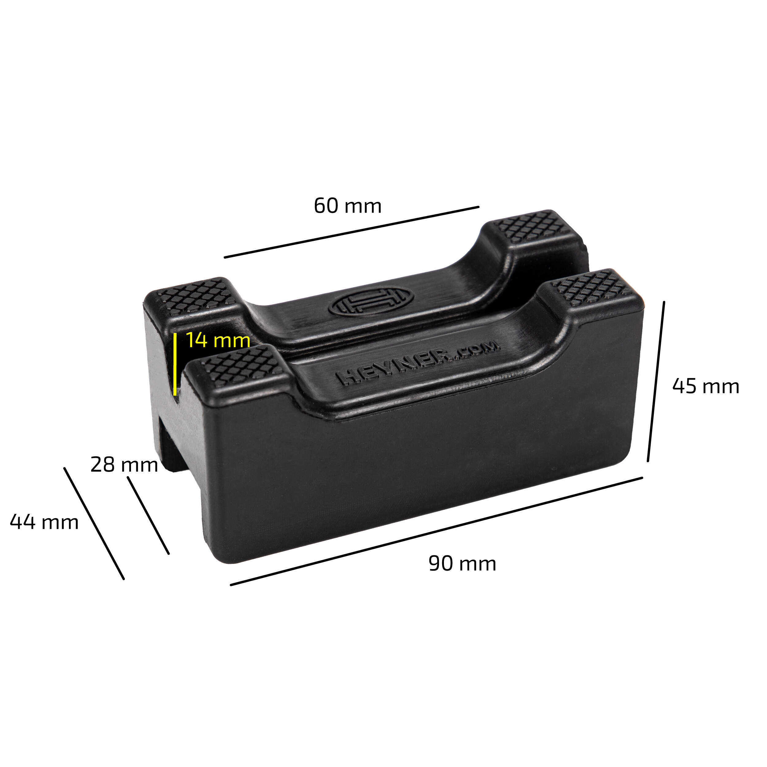 Gummiauflagen 2er-Set für Unterstellböcke | HEYNER® SafePad PRO