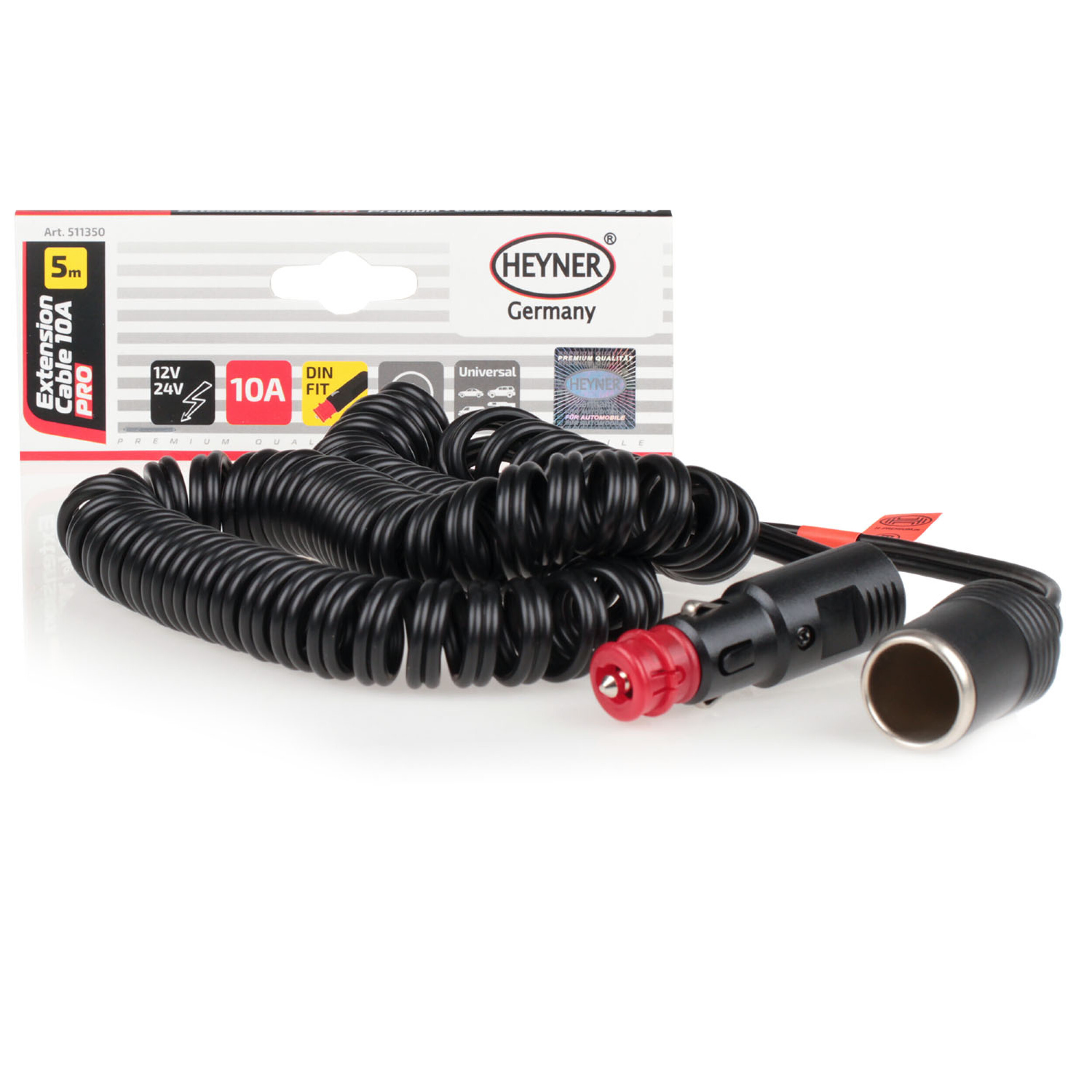 Verlängerungskabel 12V/24V 10A | HEYNER® Extension Cable 10A PRO