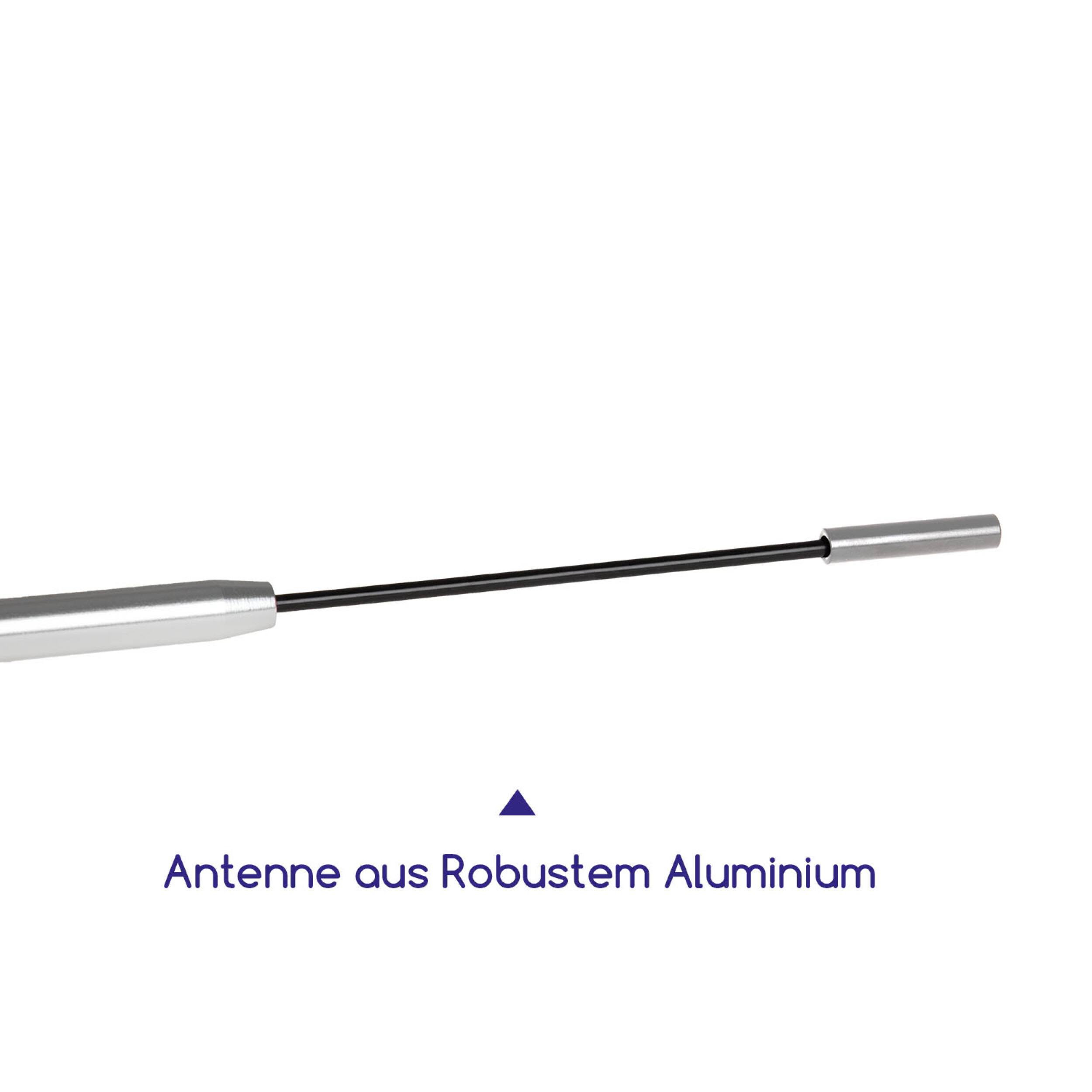 Antennen-Ersatzstab "Marder Stopp" | alca® Antenna 27cm Silver Metall