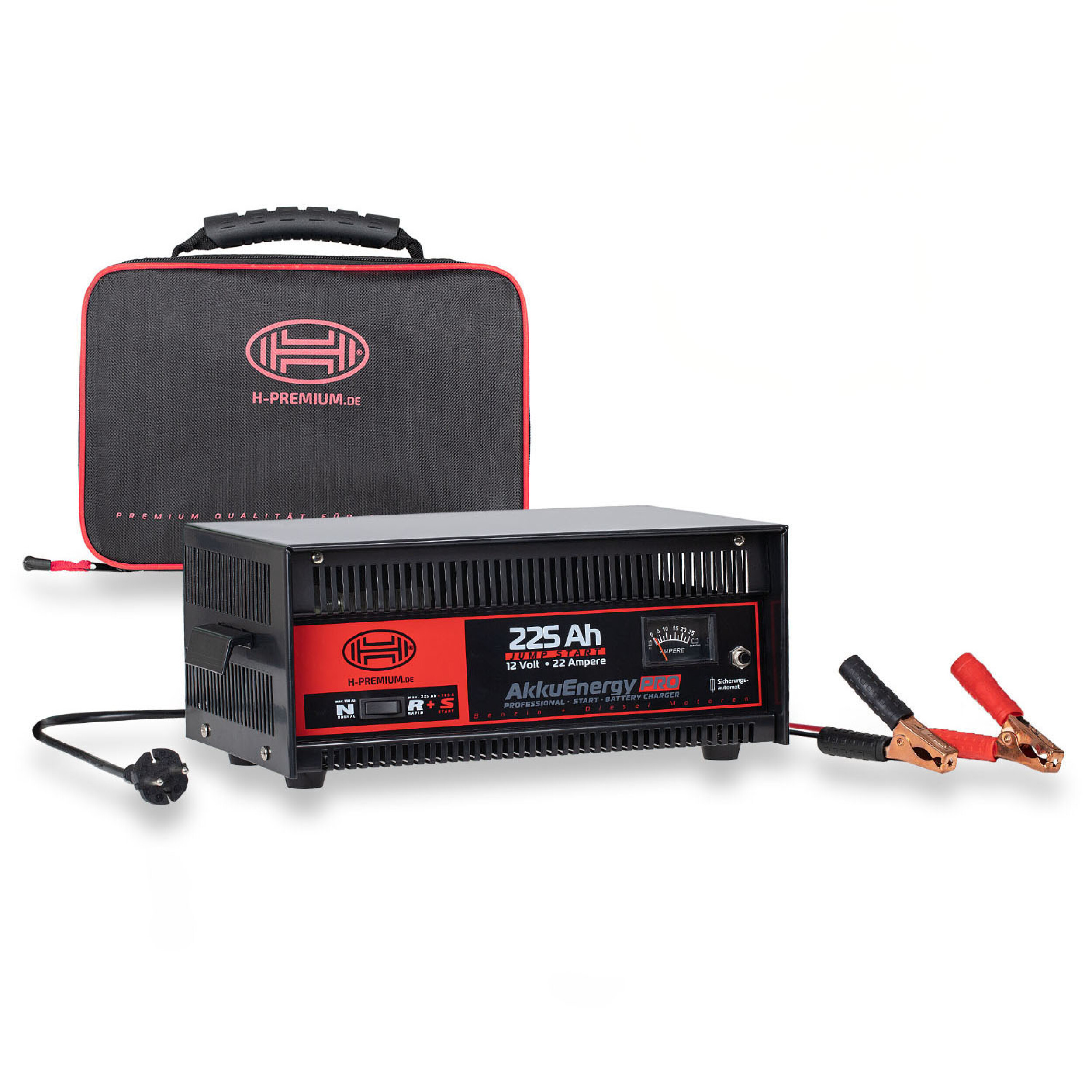 Autobatterie-Ladegerät mit Starthilfe-Funktion | HEYNER® AkkuEnergy PRO