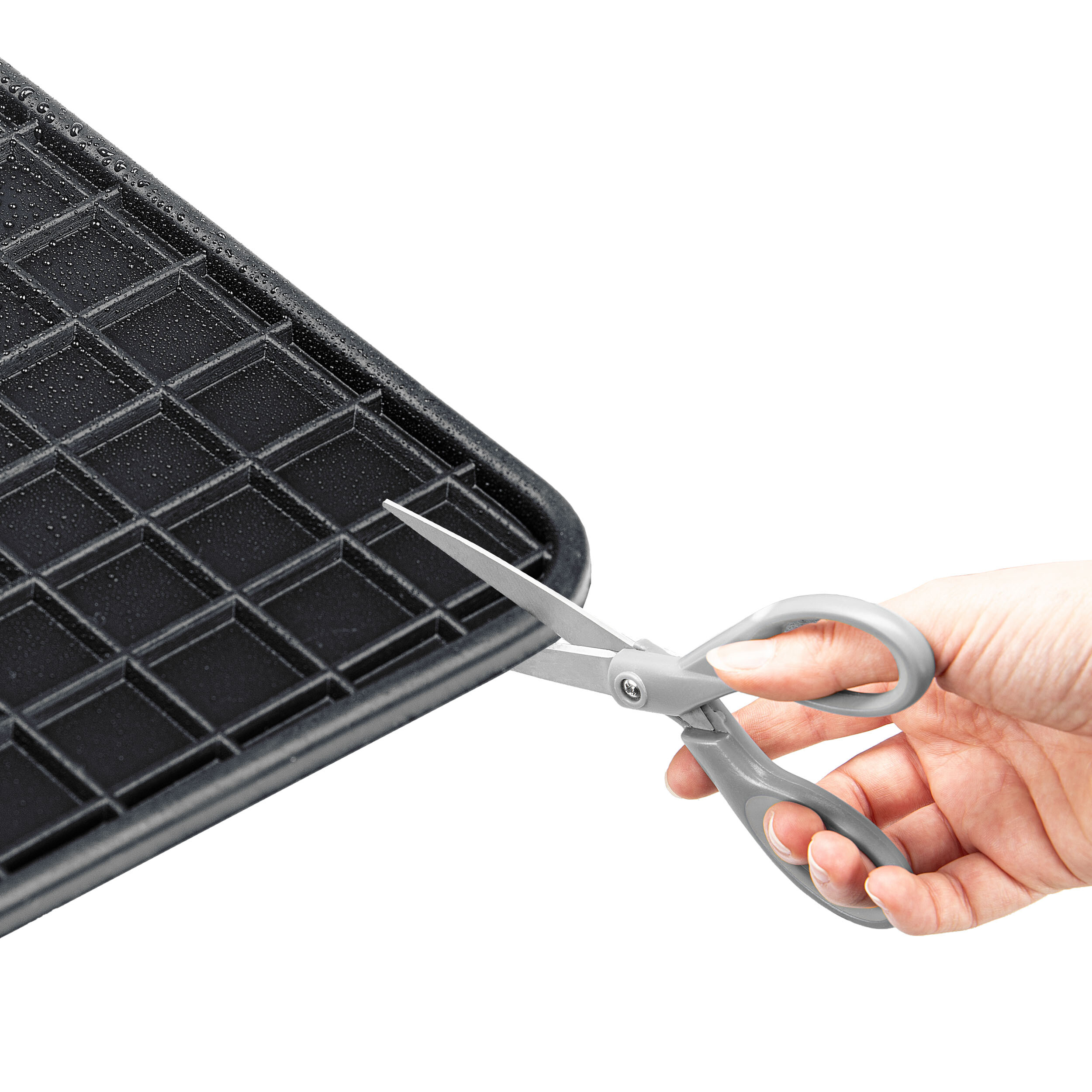 Rubber floor mats can be cut to size | alca® CarProtect Driver