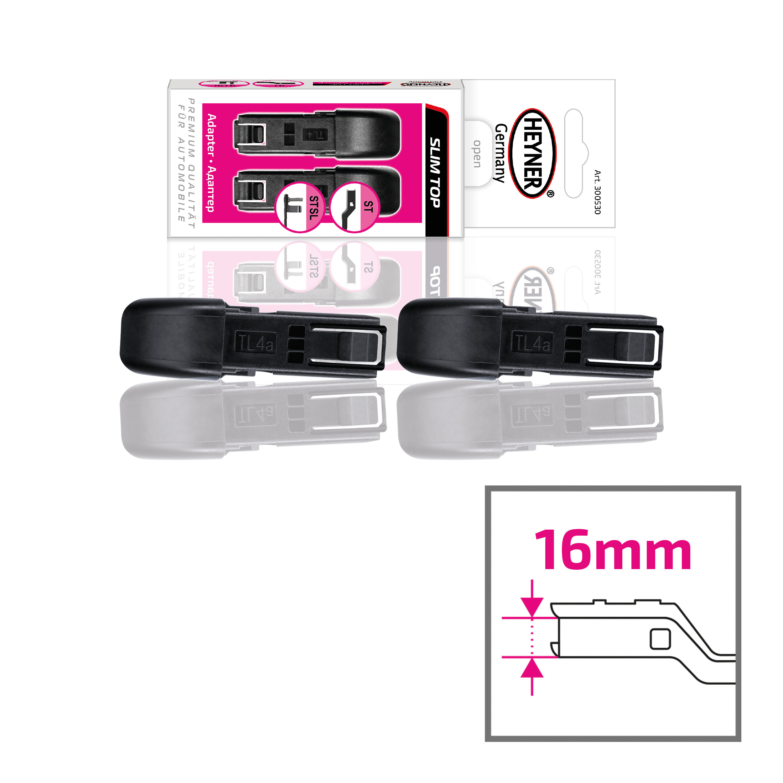 Adapter 2er-Set | HEYNER® SLIM TOP