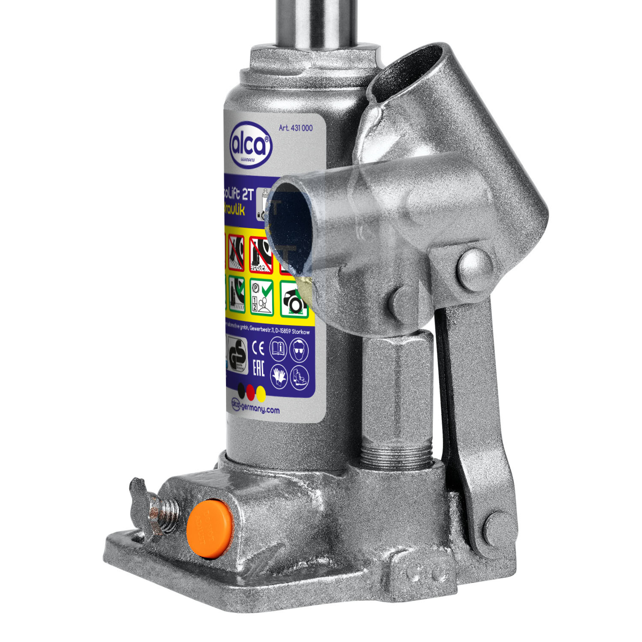 Hydraulischer Unterstellheber | alca® Auto Lift Hydraulik 2t