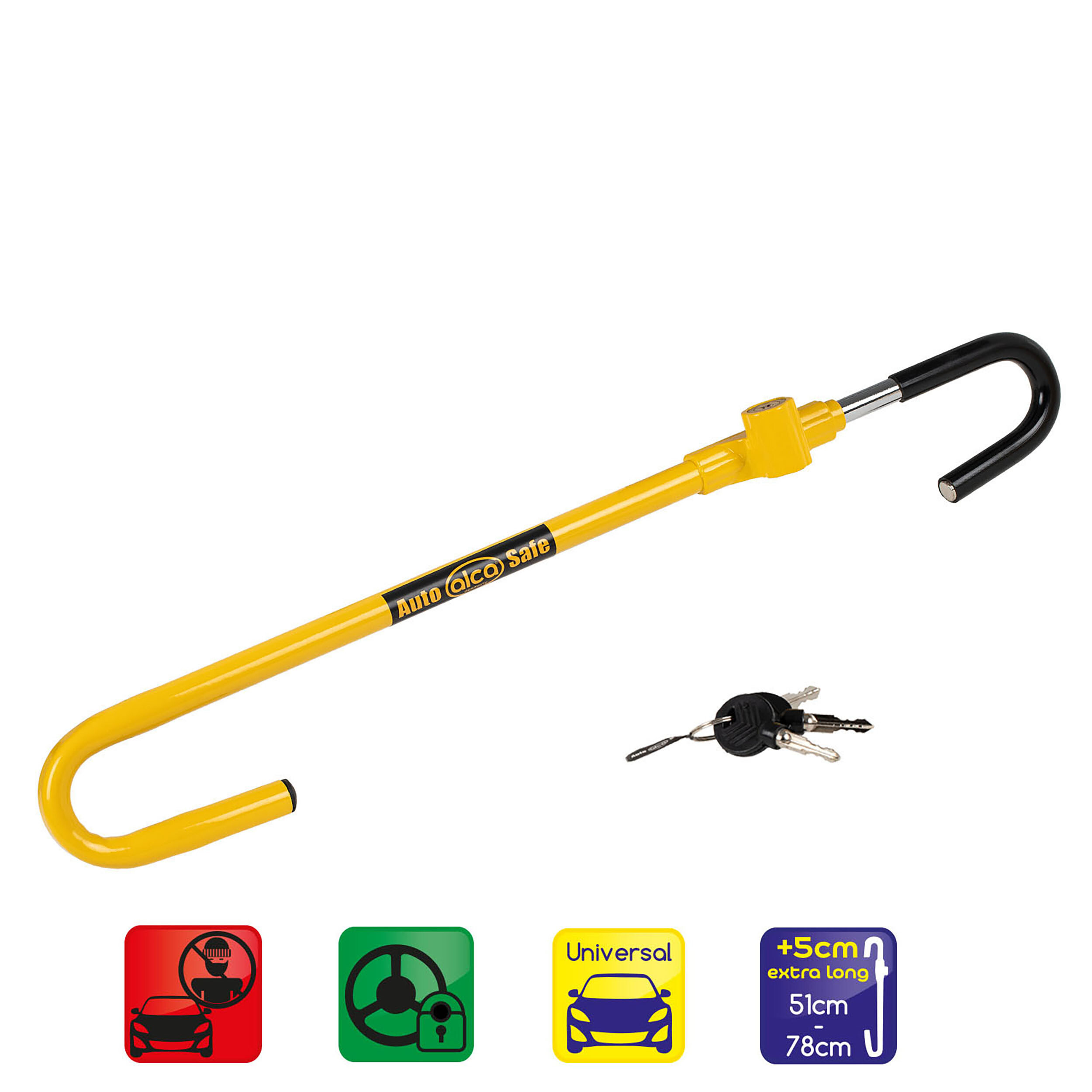 Lenkrad-Pedal-Sperre | alca® AutoSafe Pedal Blocker