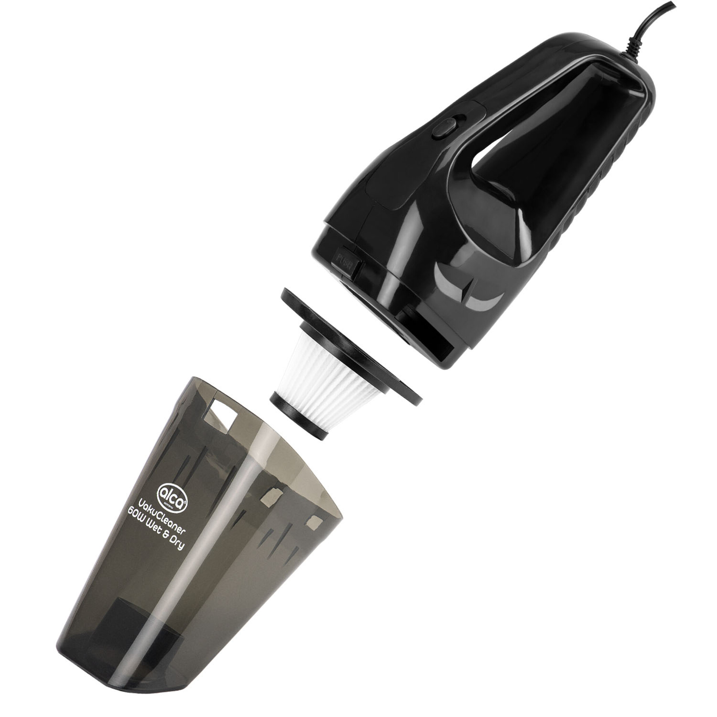 Staubsauger 12 V nass/trocken 350ml | alca® VacuCleaner 60W Wet & Dry