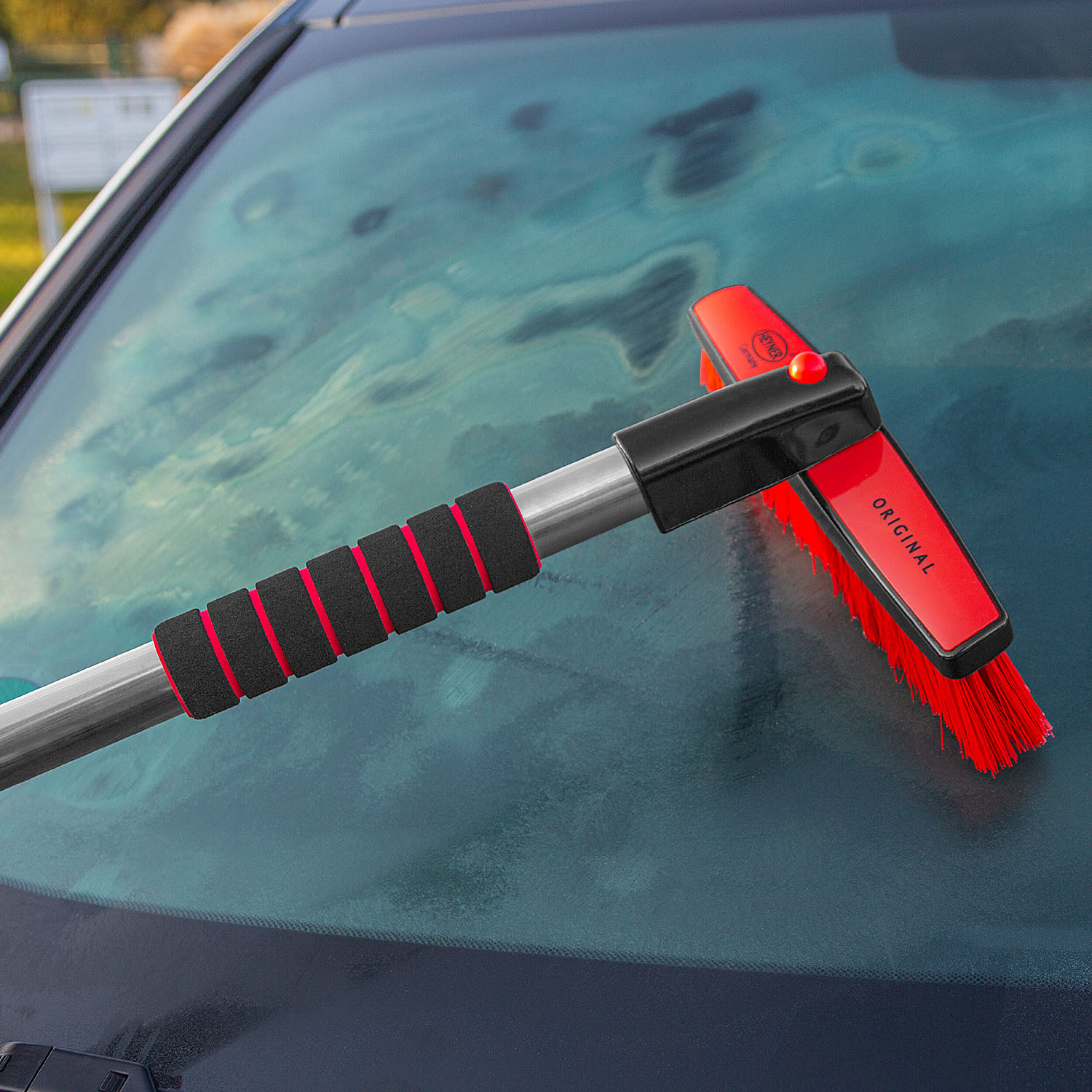 Teleskop-Schneebesen, Eiskratzer & Eisbrecher (3 in 1) | HEYNER® SnowStar XL PRO