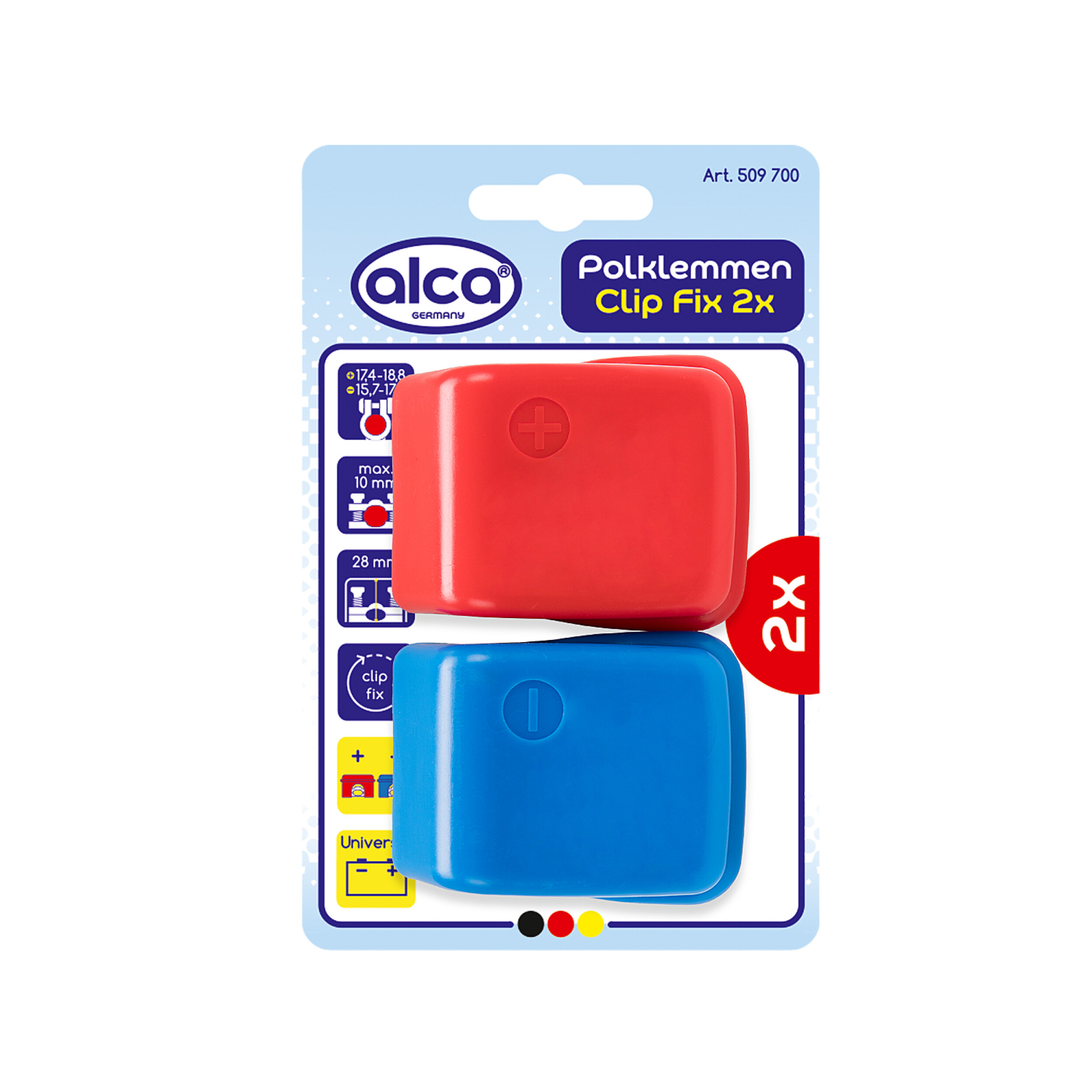Batterie Polklemmen QuickClip | alca® Clip Fix