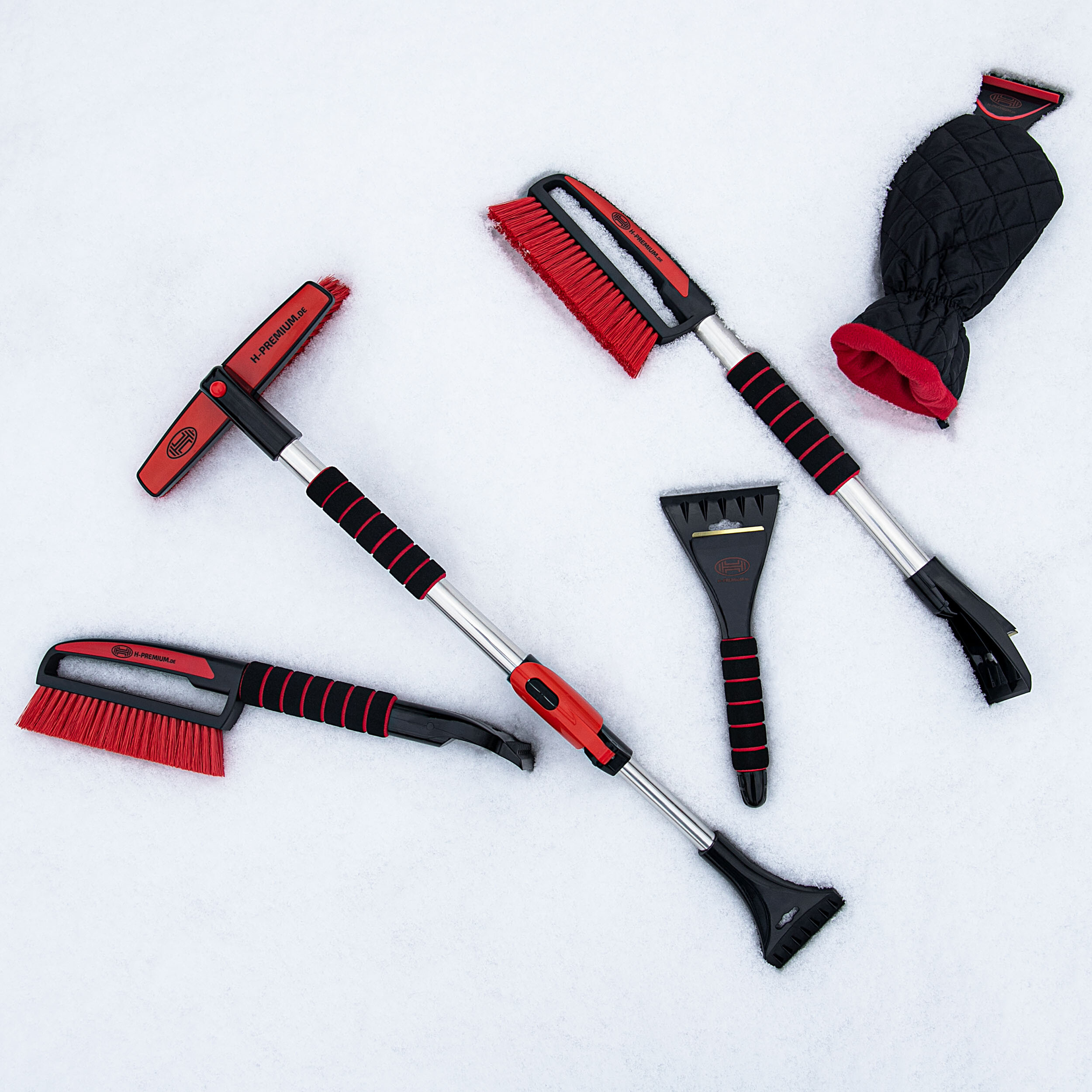 Eiskratzer mit Besen und breiter Klinge 65cm | HEYNER® SnowStar Robust PRO