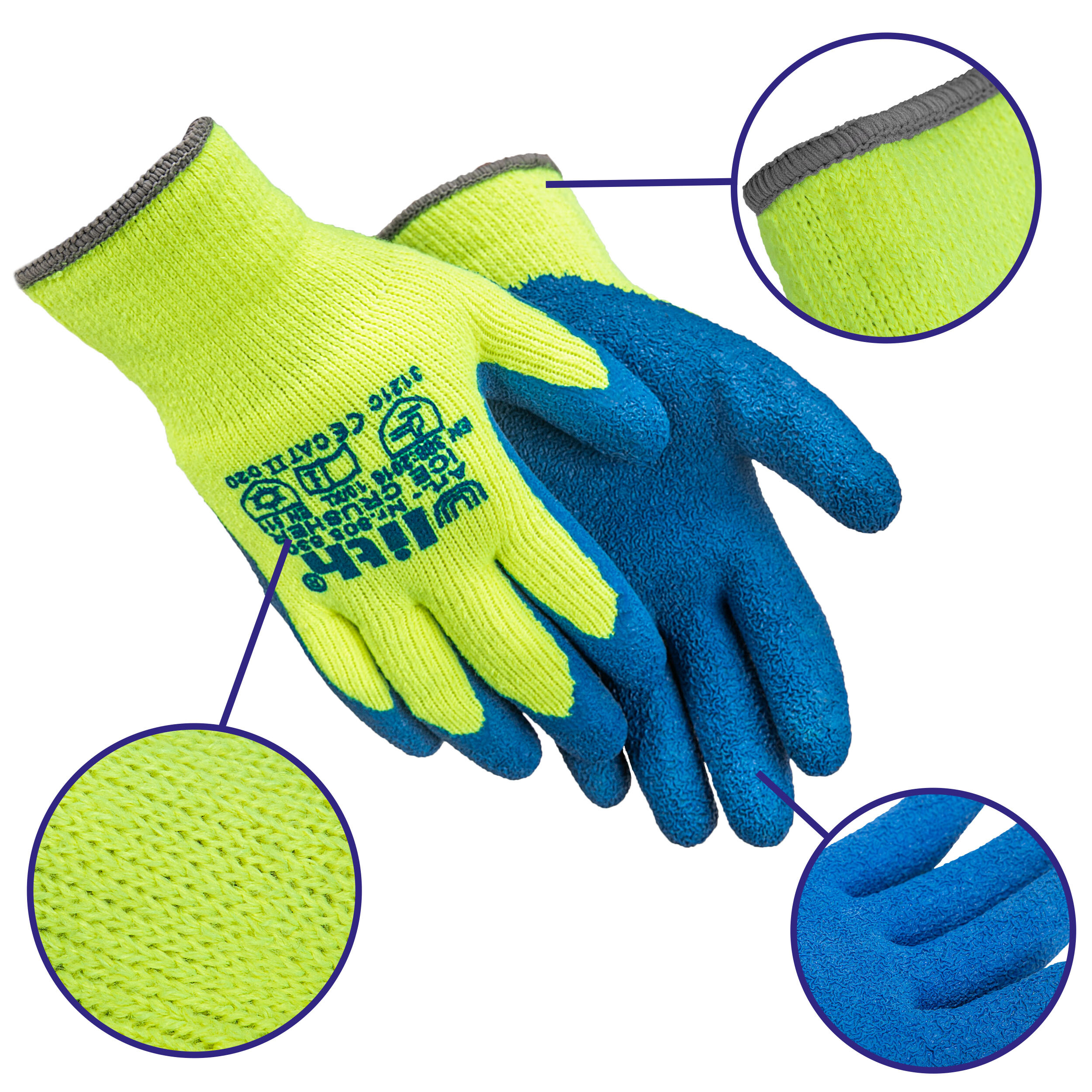 Arbeitshandschuhe Winter gefüttert | alca® ICE CRUSHER