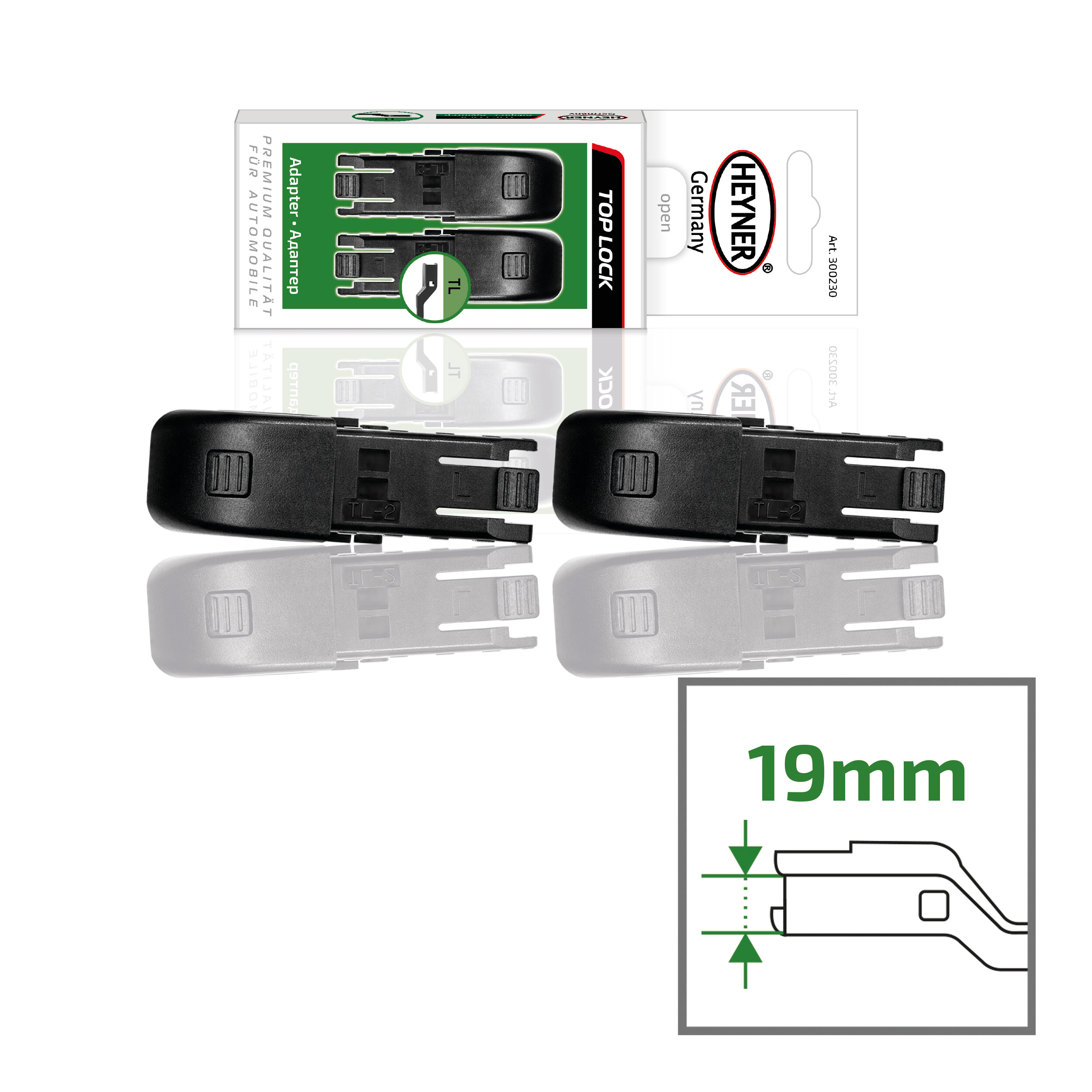 Adapter 2er-Set | HEYNER® TOP LOCK