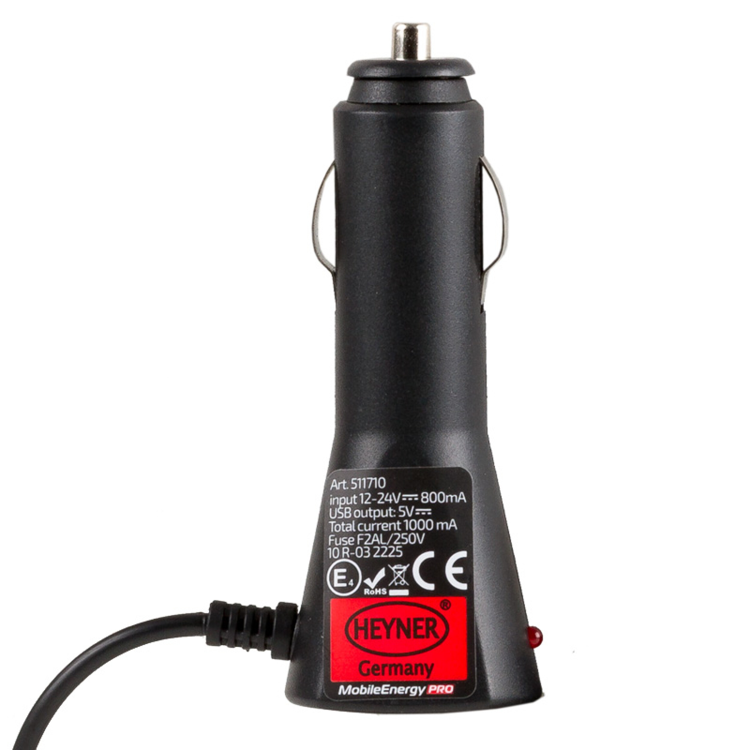 Ladegerät 12/24V ab iPhone 5 | HEYNER® Auto USB Charger PRO