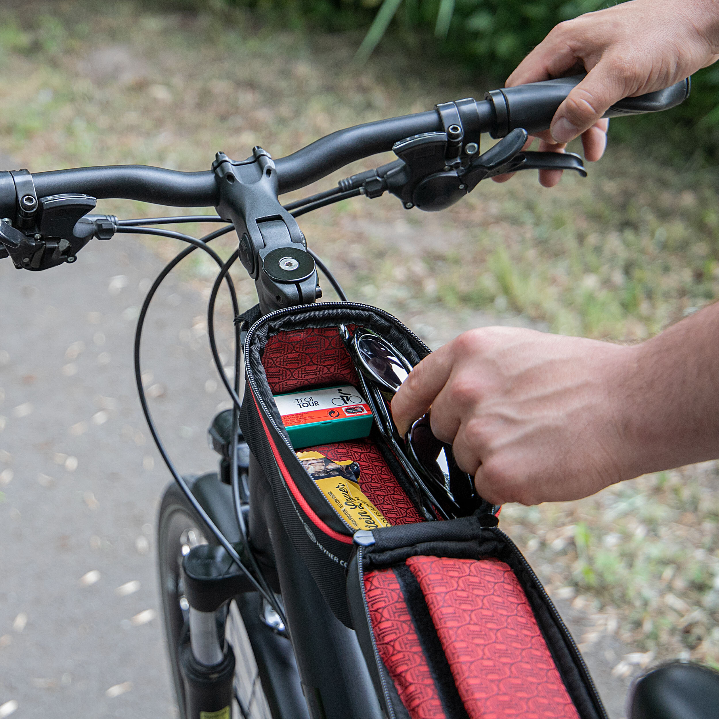 Fahrradtasche mit Handyhalterung (wasserdicht) | HEYNER® FrameOrganizer PRO