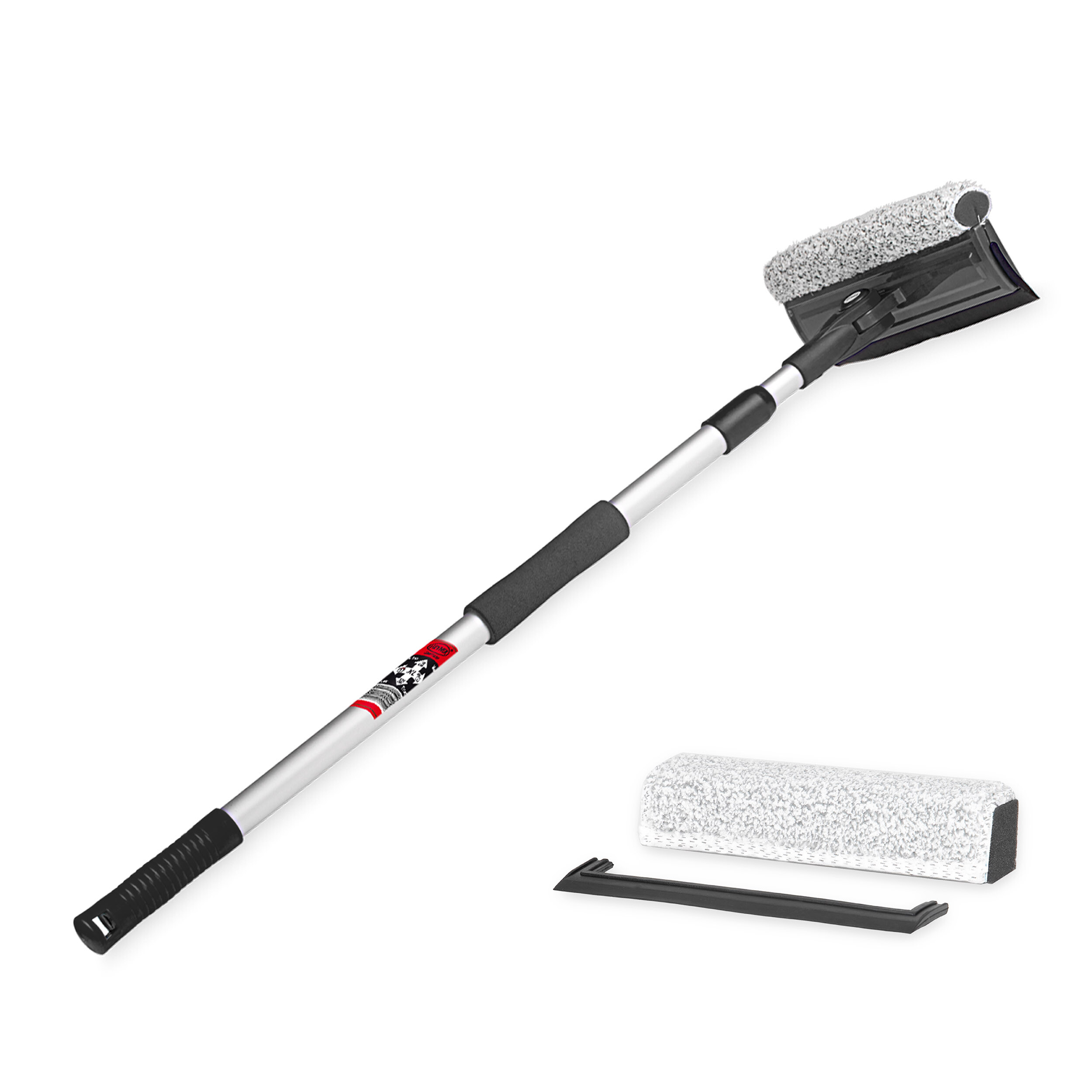 Premium Scheibenreiniger INSECT Alu mit Ersatzschwamm | HEYNER® Insect Cleaner XL PRO