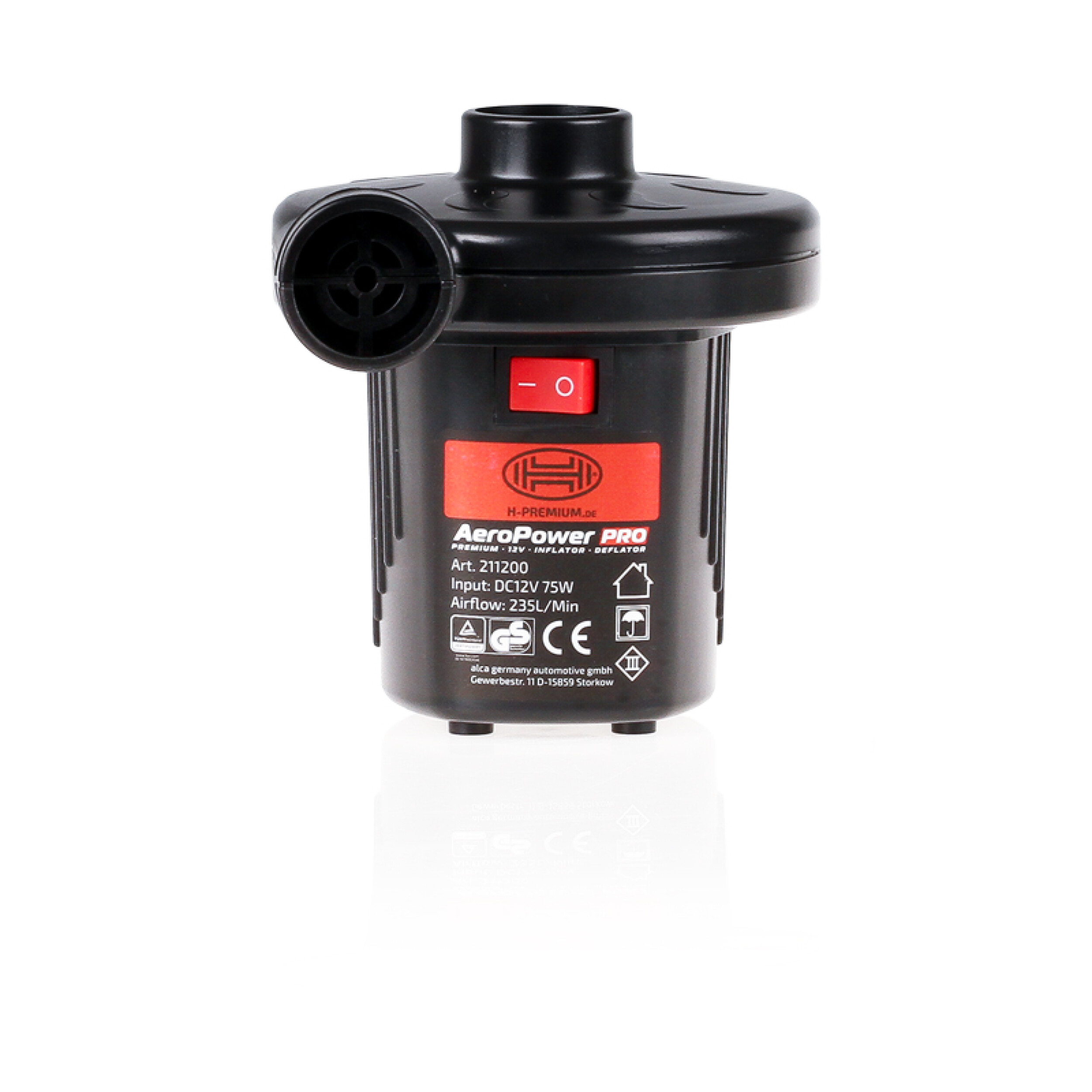 Camping-Luftpumpe 12 V + 230 V | HEYNER® AeroPower PRO