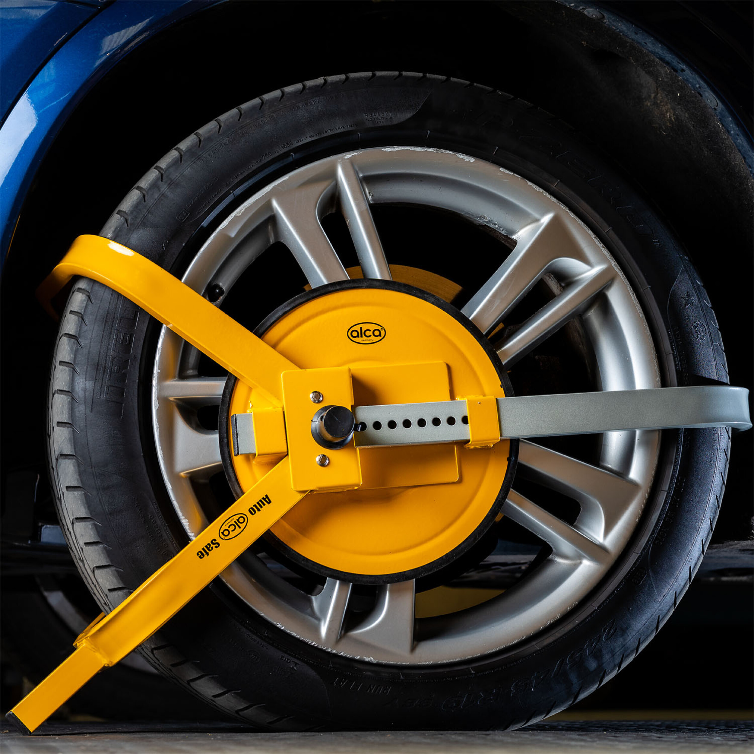 Radbolzenabdeckung für Radkralle | alca® AutoSafe PowerCover Plus