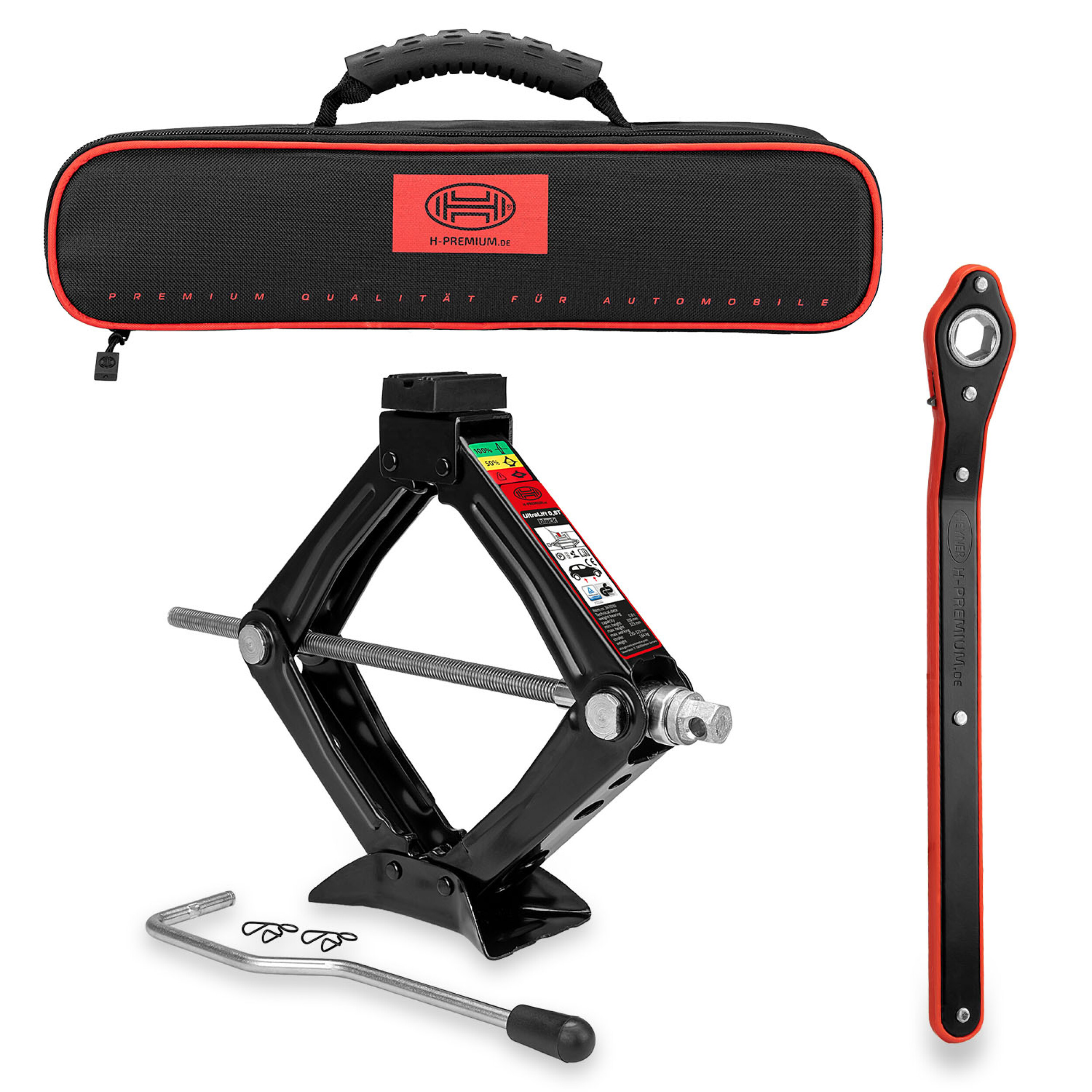 Scherenwagenheber 0,8t "Black Edition" | HEYNER® Ultra Lift XS PRO