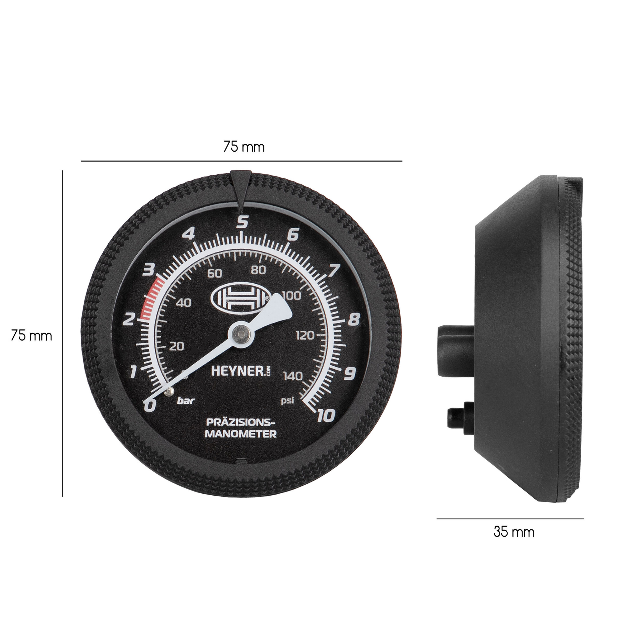 Premium Ersatzmanometer für 22500N/225010 | HEYNER® Manometer