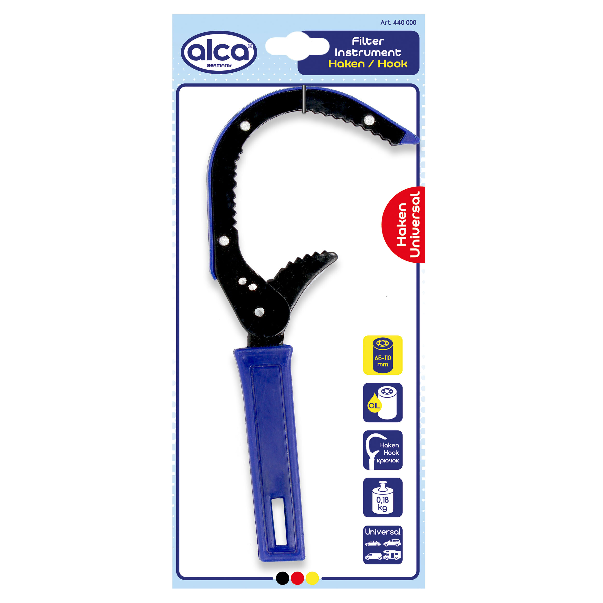 Ölfilterschlüssel | alca® Filter Instrument Hook