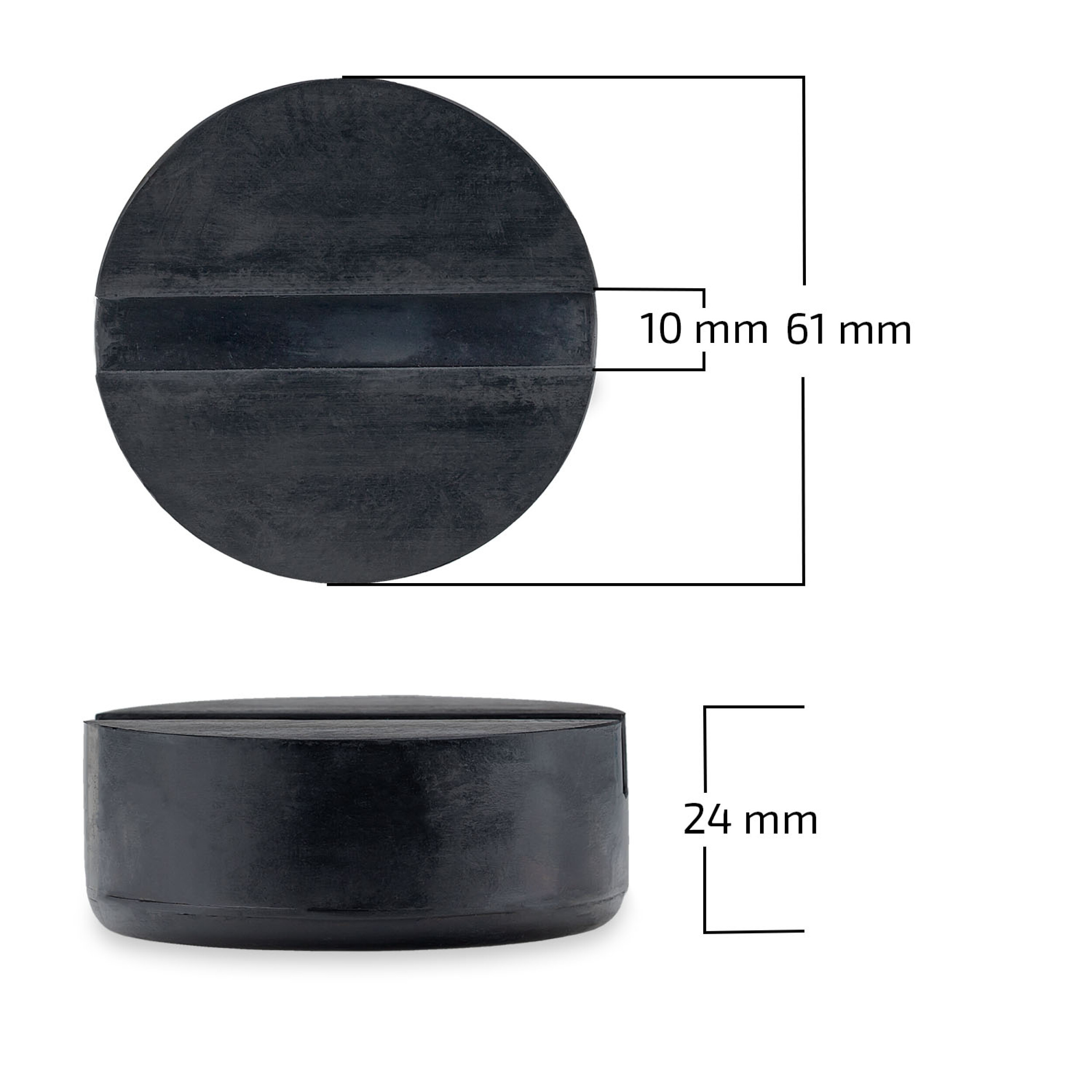 Gummiauflage für Rangierwagenheber universal flach | HEYNER® RubberPad PRO