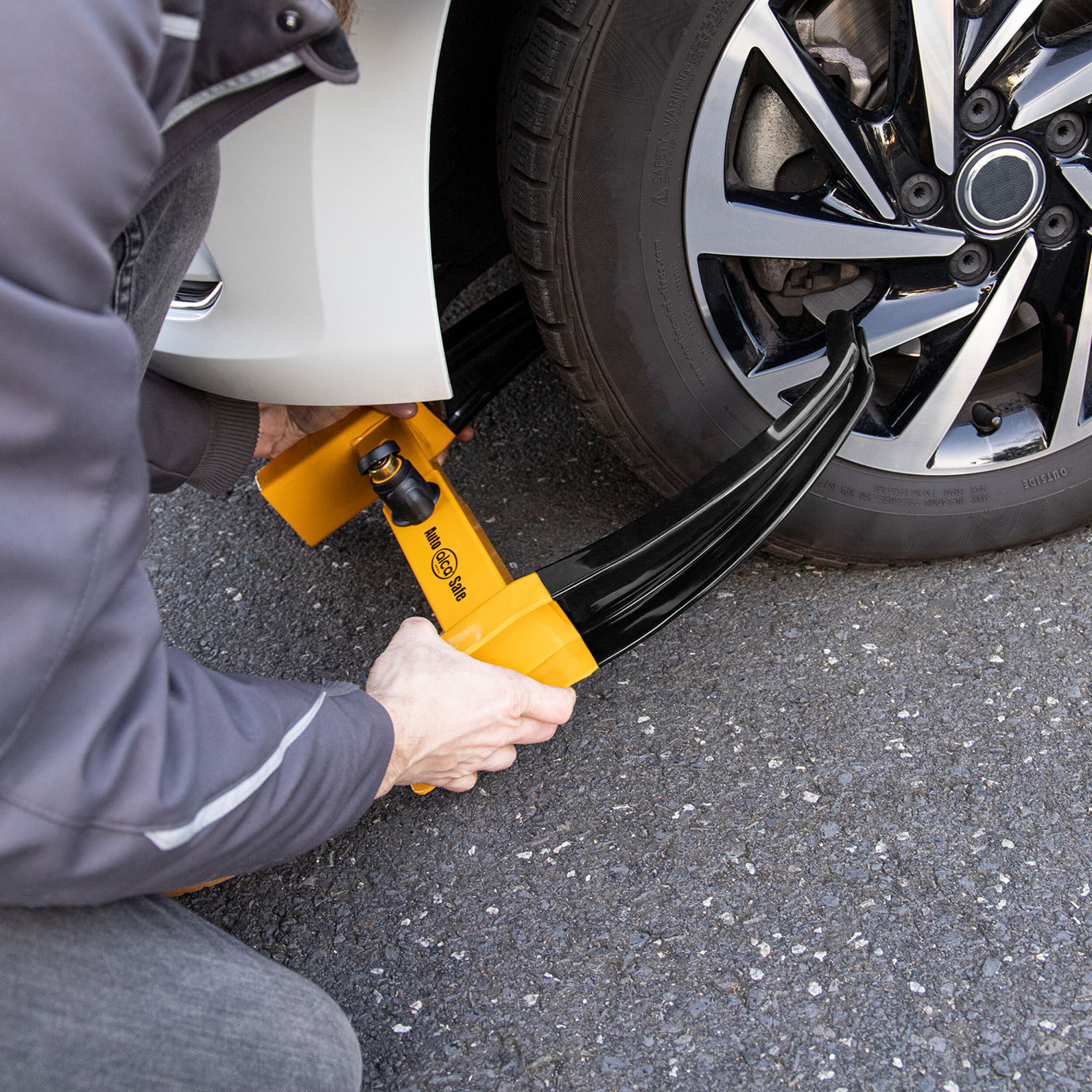 Radkralle ausziehbar | alca® AutoSafe Power Block XL