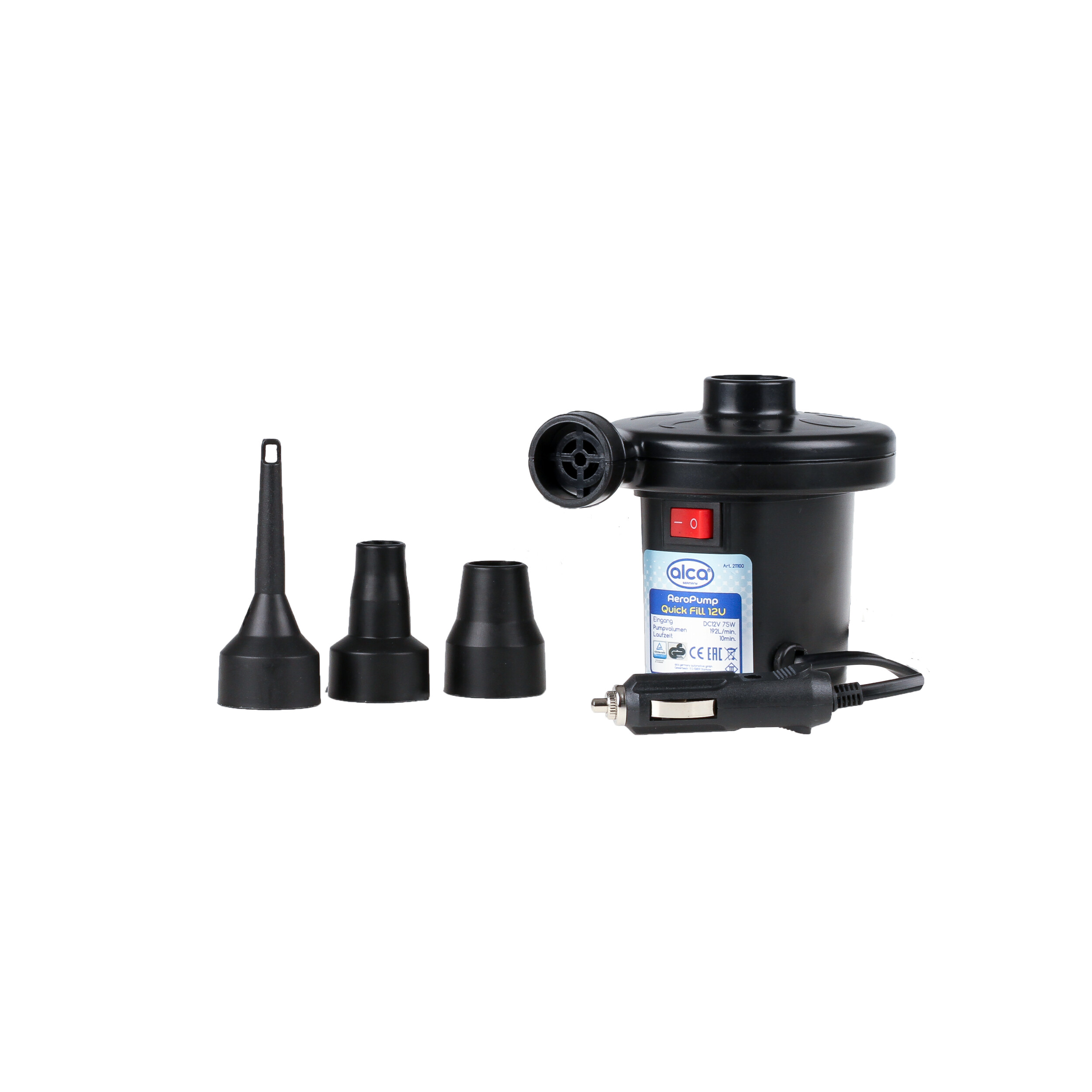 Camping-Luftpumpe 12 V | alca® QuickFill