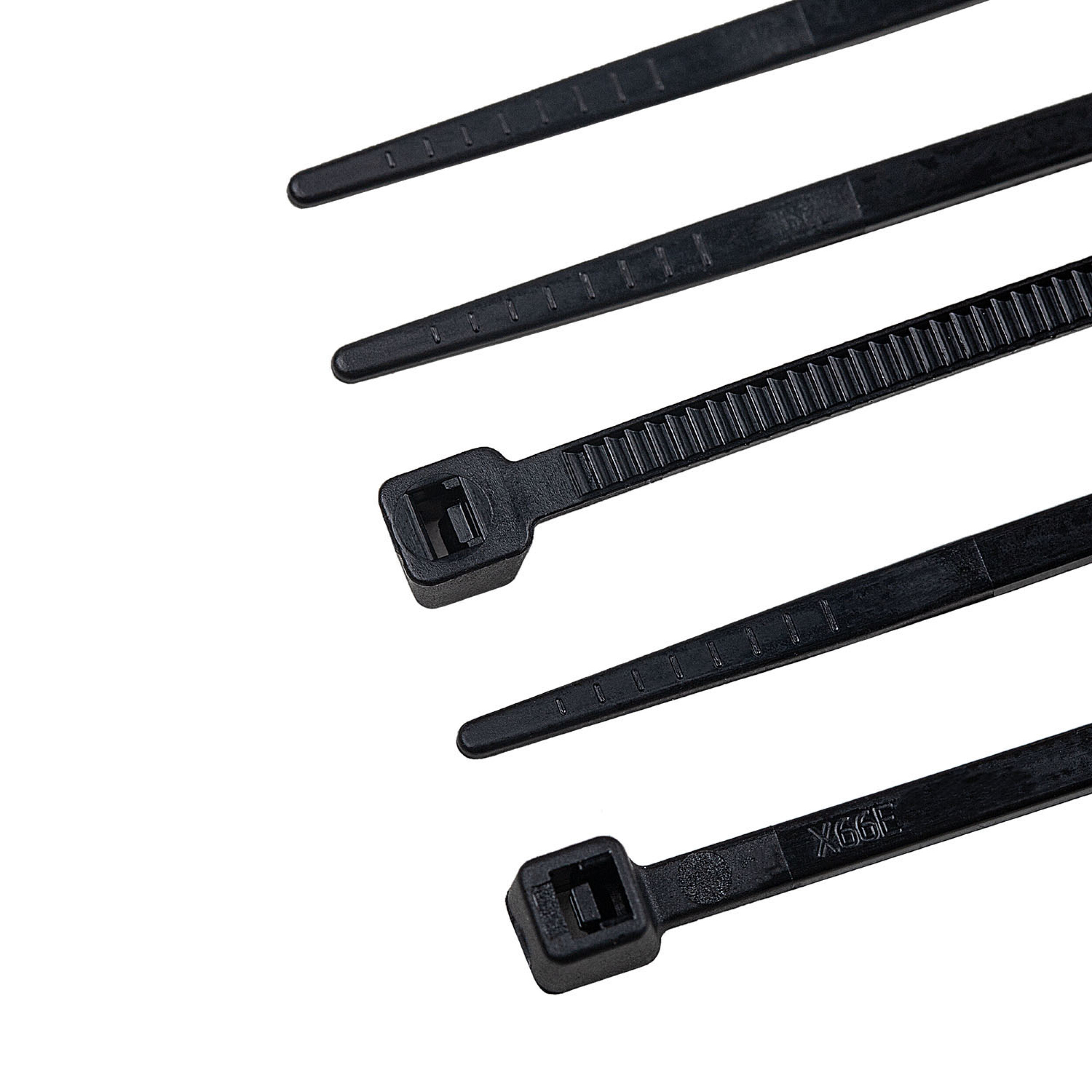Cable ties 100 pieces black | alca® Kabel Fix 2,5*150mm