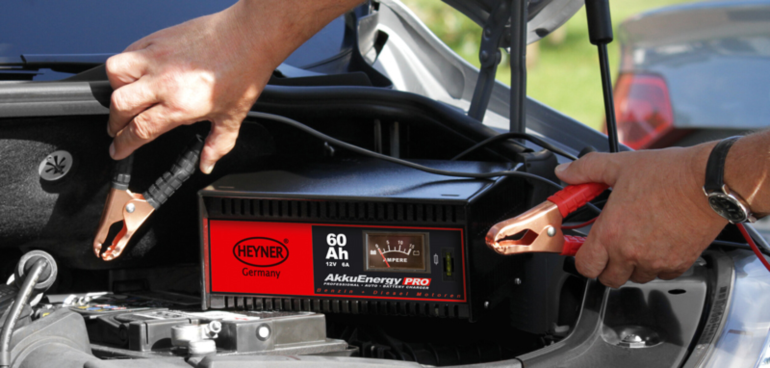 Autobatterie-Ladegerät 12 V | HEYNER® AkkuEnergy PRO