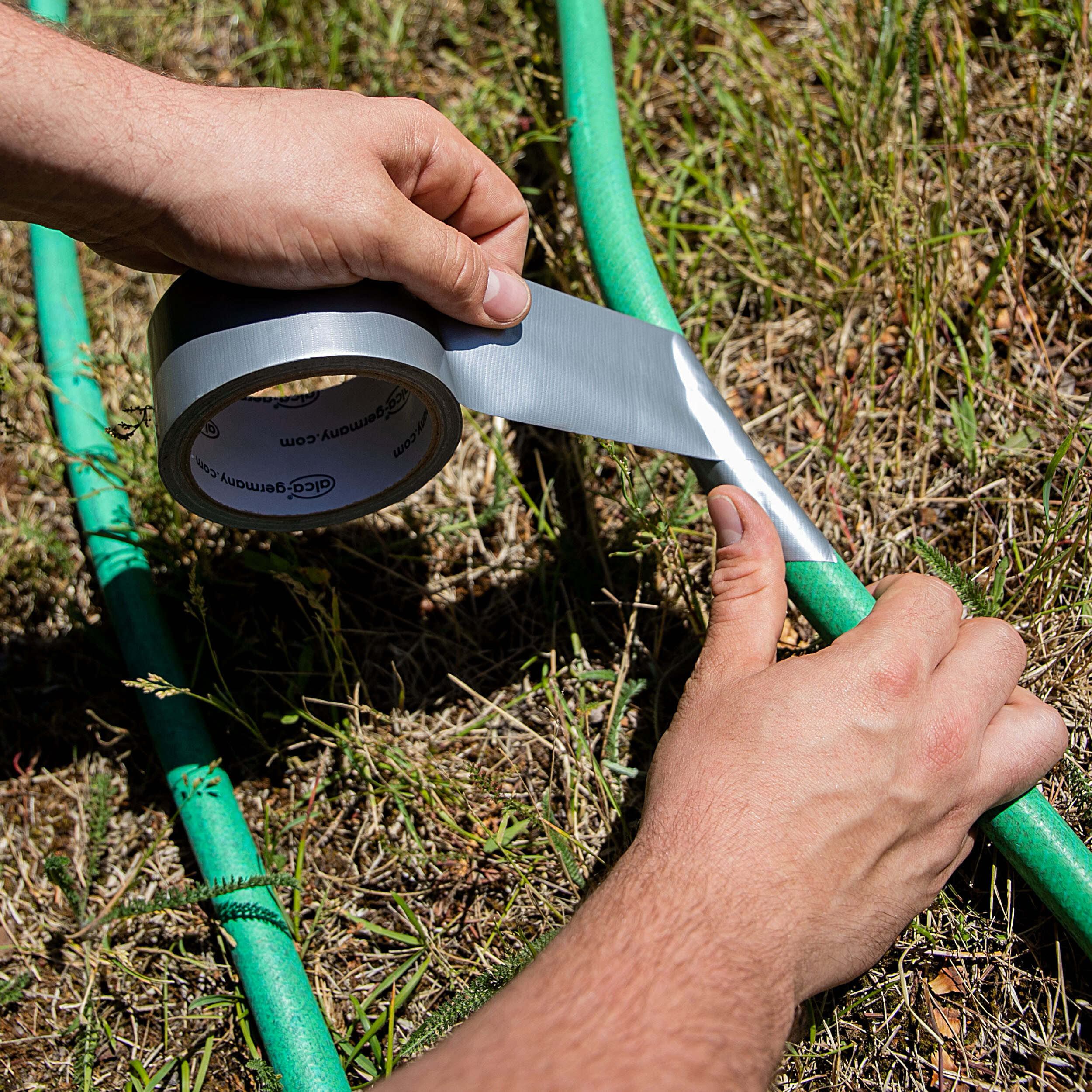 Fabric tape car repair | alca® Power Tape silver